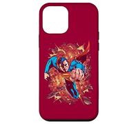 Custodia per iPhone 12 mini Superman Through Flame