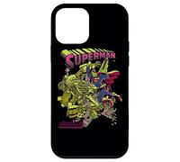 Custodia per iPhone 12 mini Superman Versus Metallo Blacklight