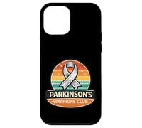 Custodia per iPhone 12 mini Supporto per nastro di sensibilizzazione del Parkinson Warrior in argento retrò