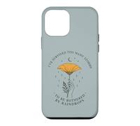Custodia per iPhone 12 mini Survived Too Many Storms Gocce di pioggia Citazione Umorismo floreale