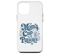Custodia per iPhone 12 mini Tazza di pazienza della mamma Cuore Arte Floreale