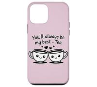 Custodia per iPhone 12 mini Tazze da tè con scritta "You'll Always Be My Best"