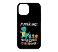 Custodia per iPhone 12 mini Teachersaurus Insegnante Umorismo Insegnare Piccoli Dinosauri