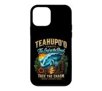 Custodia per iPhone 12 mini Teahupo'o Tahiti Nui Polynesia Cavalca la leggenda Surf Addicted