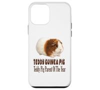 Custodia per iPhone 12 mini Teddy Guinea Pig Genitore dell'anno, grazioso design Cavy
