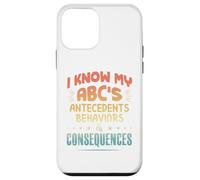 Custodia per iPhone 12 mini Terapista ABA divertente - Conosco il mio ABC