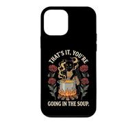 Custodia per iPhone 12 mini That's It (You're Going In The Soup) -Funny Daying Black Cat