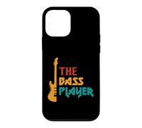 Custodia per iPhone 12 mini The Bass Player - Basso elettrico effetto invecchiato, stile retrò