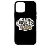 Custodia per iPhone 12 mini The Best Carpenters Have Beards Bearded Wood Worker Citazione