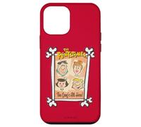 Custodia per iPhone 12 mini The Flintstones Fred Wilma The Gang's All Here