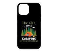 Custodia per iPhone 12 mini The Girl Loves Camping With Her Husband Camper Adventure