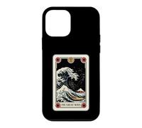 Custodia per iPhone 12 mini The Great Wave Off Kanagawa By Night Tarocchi Card Retro