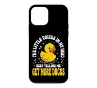 Custodia per iPhone 12 mini The Little Voices In My Head Keep Telling Me Get More Ducks