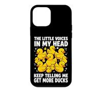 Custodia per iPhone 12 mini The Little Voices In My Head Keep Telling Me Get More Ducks