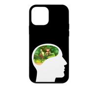 Custodia per iPhone 12 mini The Monkey Runs the Show giocoso, si appoggia all'umorismo