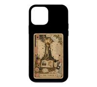 Custodia per iPhone 12 mini The Tower Tarot Card Scrapbook Design