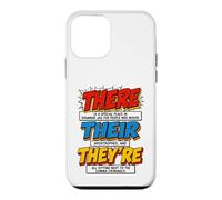 Custodia per iPhone 12 mini There Their They're Funny Grammar English Teacher Humor