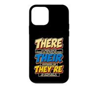 Custodia per iPhone 12 mini There Their They're Funny Grammar English Teacher Humor