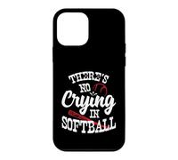Custodia per iPhone 12 mini Theres No Crying in camicia da softball