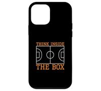 Custodia per iPhone 12 mini Think Inside The Box Futsal Court Un portiere giocatore di Futsal