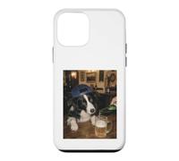 Custodia per iPhone 12 mini Thirsty Border Collie - Cane da pastore papà Agility Dog