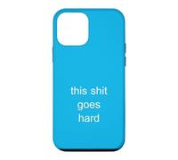 Custodia per iPhone 12 mini This Shit Goes Hard Meme umoristico minimalista di Brainrot Gen Z