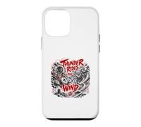 Custodia per iPhone 12 mini Thunder cavalca la leggenda Yokai del vento e della tempesta