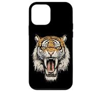Custodia per iPhone 12 mini Tigre dai Denti a Sciabola Smilodon Grande felino Tigre