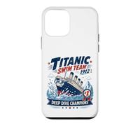 Custodia per iPhone 12 mini Titanic Swim Team 1912 Parodia campione di immersioni profonde