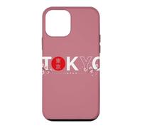 Custodia per iPhone 12 mini TOKYO GIAPPONE ORIZZONTALE SAKURA CILIEGIO FIORE ROSSO SOLE