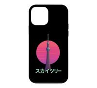 Custodia per iPhone 12 mini Tokyo Skytree Paese Paese Tramonto Viaggio Opera d'arte