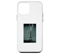 Custodia per iPhone 12 mini Torre Eiffel Fulmine Strike 1902 - Vintage NOAA Photo Art