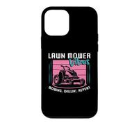 Custodia per iPhone 12 mini Tosaerba Vibes Mowing Chillin' Repeat Falciatrice trattore
