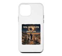 Custodia per iPhone 12 mini Total Solar Eclipse Cats Occhiali da sole 2026 Agosto Uomo Donna