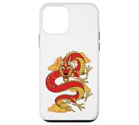 Custodia per iPhone 12 mini Traditional Zodiac Lucky Red Oriental Chinese Dragon