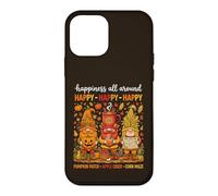 Custodia per iPhone 12 mini Tre gnomi autunnali Zucca Patch Apple Sidro Mais Autunno