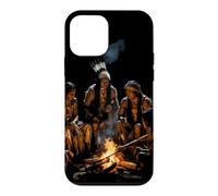 Custodia per iPhone 12 mini Tribù dei nativi americani Falò Indiani d'America Indigeni