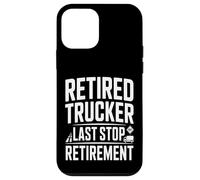 Custodia per iPhone 12 mini Trucker in pensione Ultima fermata Strada di pensionamento