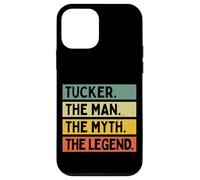 Custodia per iPhone 12 mini Tucker The Man The Myth The Legend Citazione personalizzata divertente