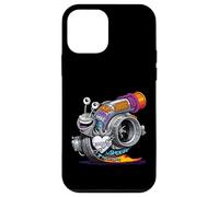 Custodia per iPhone 12 mini Turbocompressore Snail Turbo Race Car Boost Meccanico Tuning
