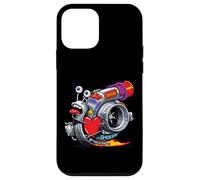 Custodia per iPhone 12 mini Turbocompressore Snail Turbo Race Car Boost Meccanico Tuning
