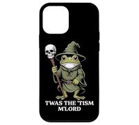 Custodia per iPhone 12 mini Twas The Tism M'Lord Frog Wizard Fantasy Phrog Anfibio