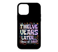 Custodia per iPhone 12 mini Twelve Years Later Class of 2027 Senior Graduation Funny