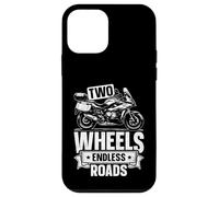Custodia per iPhone 12 mini Two Wheels Endless Roads Moto Biker Design