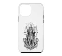 Custodia per iPhone 12 mini Tyr Norse War Justice Wolf Rune Mitologia Opera d'arte