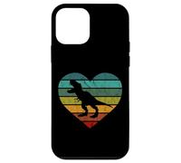 Custodia per iPhone 12 mini Tyrannosauro Cuore Dino Bambini Dinosauro Sauro T-Rex