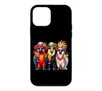 Custodia per iPhone 12 mini Uccelli tropicali hawaiani estivi pappagallo ara amanti degli uccelli