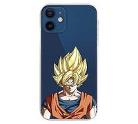 Custodia per iPhone 12 Mini Ufficiale Dragon Ball Goku Super Saiyan per proteggere il tuo telefono cellulare Cover per Apple in silicone flessibile con licenza ufficiale Dragon Ball