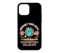 Custodia per iPhone 12 mini Uninhabitable Hellscape Divertente cambiamento climatico Meme Terra