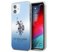 Custodia per iPhone 12 mini US Polo Gradient Collection Blu
